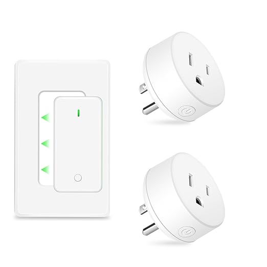 NineLeaf Remote Control Outlet Plug Wireless On Off Power Switch, Wireless by NineLeaf