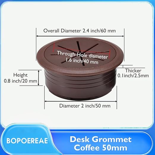 Desk Grommet 2", Desk Hole Cover - Image 8