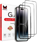 iPhone 14 Pro Screen Protector Tempered Glass Compatible by MASETECH