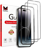 iPhone 14 Pro Screen Protector Tempered Glass Compatible by MASETECH