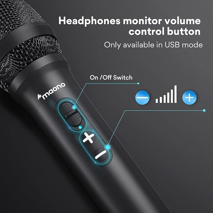 MAONO USB/XLR Podcast Dynamic Microphone, Studio Mic Kit - Image 6