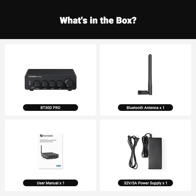 Fosi Audio Bluetooth Subwoofer Amplifier 2.1, BT30D Pro Subwoofer Amp - Image 8