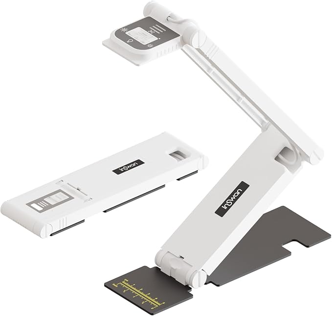 INS-Flip 4 4K USB Portable Document Camera/Webcam/Visualiser—13MP Ultra HD by INSWAN