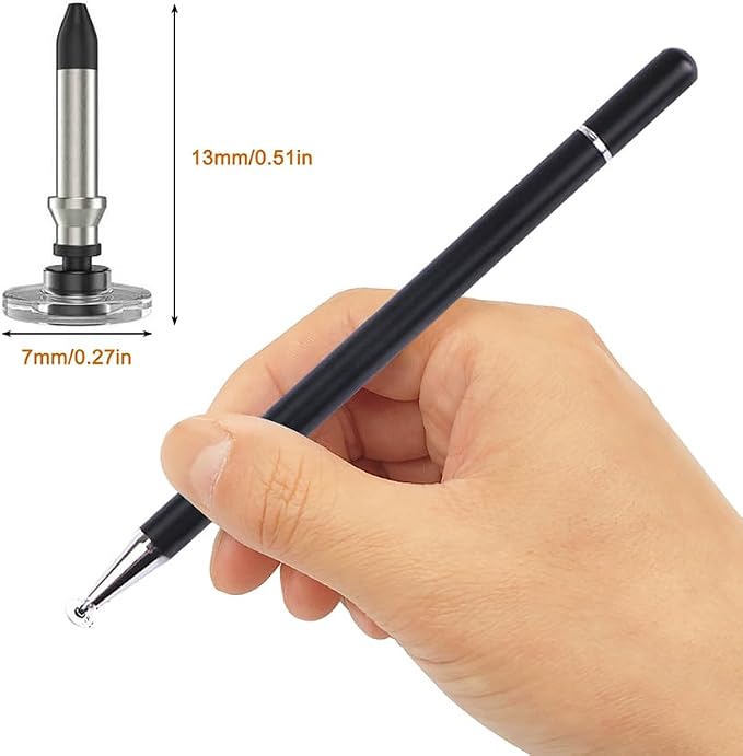 YuCool 20 Pieces Passive Stylus Pen Replacement Disc Tips, Universal Nibs - Image 3