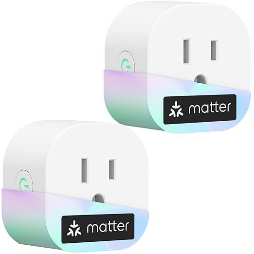 Meross Matter Smart Plug Mini, Easy Setup, 100% Privacy, Compact Size, Support by meross