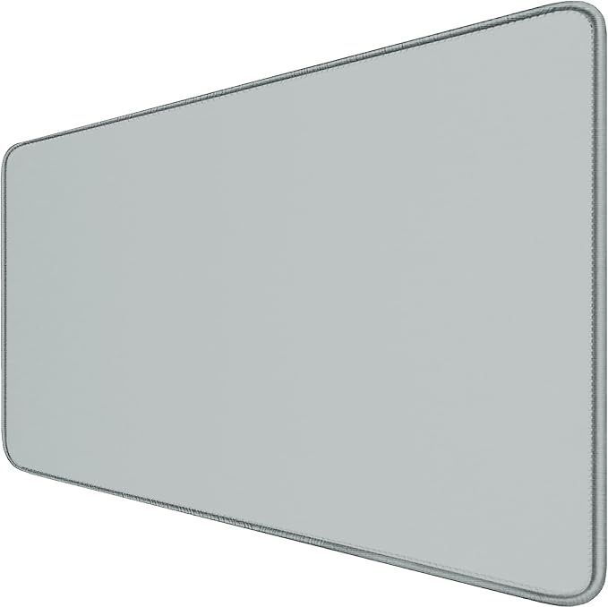 Large Gaming Mouse Pad with Stitched Edges, Durable Non-Slip Natural Rubber Base by Hsmienk