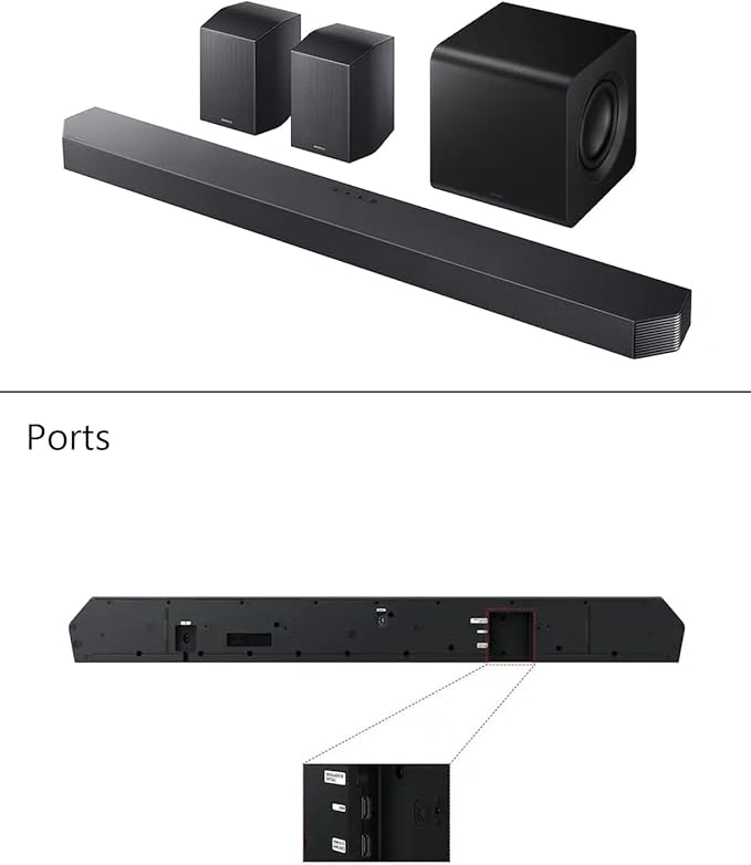 Samsung HW-Q930F Q-Series 9.1.4ch Soundbar w/Wireless Subwoofer & Rear Speakers - Image 8