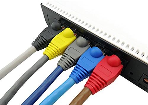 Accessbuy 100 Pack RJ45 CAT6 CAT6E CAT5 CAT5E Ethernet Network Cable Strain - Image 4