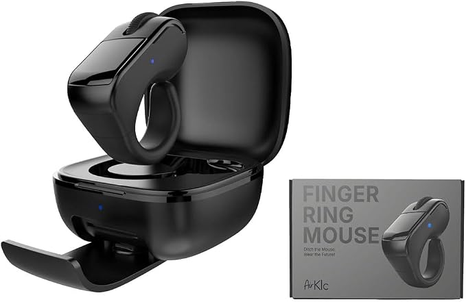 AirKlc Finger Ring Mouse, Cursor Control, Video Scroll, Compatible by Instawow