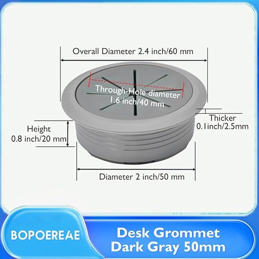 Desk Grommet 2", Desk Hole Cover - Image 8
