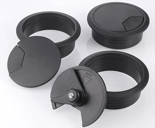 TuTuYa 8PCS Desk Grommet, Desk Grommet 2Inch Desk Cable Grommet Desk Cable Hole - Image 5