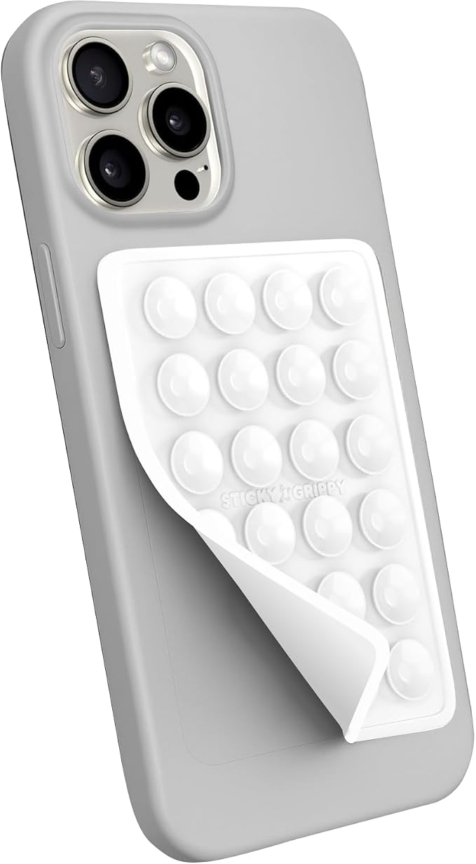 Suction Phone Case Mount, Silicon Adhesive Phone Accessory by StickyGrippy
