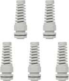 LeMotech 5Pcs NPT 3/4" IP68 Waterproof Cable Gland Flex Spiral Strain Relief by LeMotech