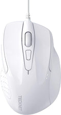 TECKNET USB Wired Mouse, 6-Button Corded Mouse by Tecknet