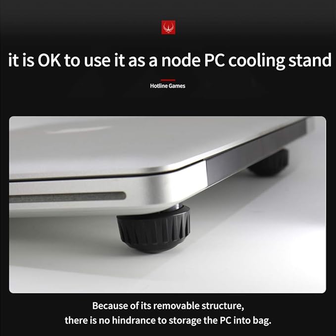 HOTLINEGAMES H2 Ergonomic Keyboard Riser Laptop Notebook Stand Holder Cooler - Image 3