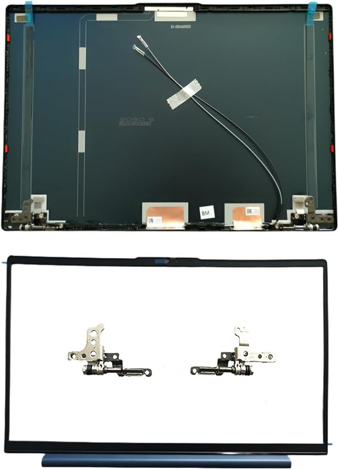 Replacement Laptop LCD Cover Back Rear Top Lid Hinges Front Bezel - Image 2