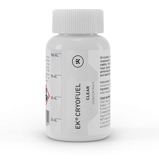 EKWB EK-CryoFuel Clear 100ml Concentrate PC Coolant and Loop Cleaner + - Image 2