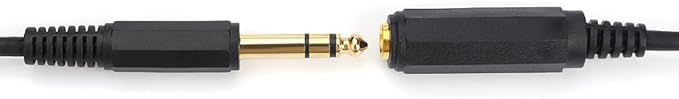 Disino 1/4 Inch Male to Female Stereo Extension Cable Gold Plated Quarter inch - Image 8