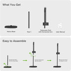 elitehood iPad Stand Floor, Height Adjustable Tablet Floor Stand - Image 9