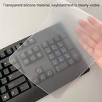 Universal Clear Desktop Computer Keyboard Protection Skin Protector Cover - Image 3