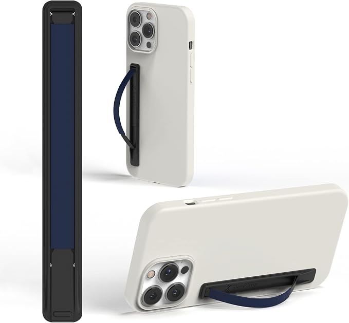 Phone Grip, Ultra Thin Cell Phone Grips Finger Holder Kickstand by SleekStrip