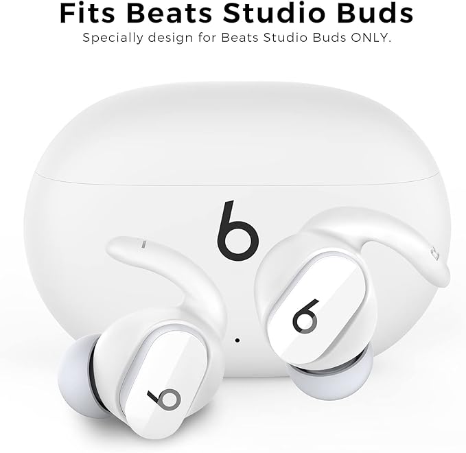 AhaStyle 3 Pairs Beats Studio Buds Ear Hooks Anti-Slip Ear Covers Silicone - Image 2