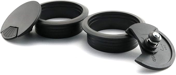 2pcs 2 inch Desk Wire Cord Cable Grommets Hole Cover - Image 5