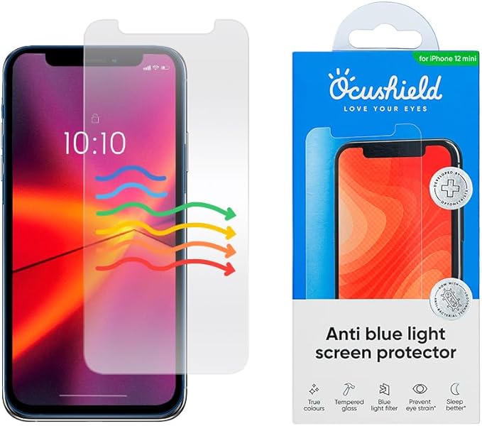 Ocushield Anti Blue Light Tempered Glass Screen Protector by Ocushield-BlueLightFilteringScreenProtectorGlasses