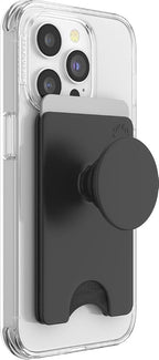 PopSockets Phone Wallet with Expanding Kickstand, Phone Card Holder by PopSockets