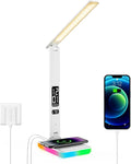 LED Desk Lamp for Home Office, USB Charging Port, Reading Lamp Desk Light by oviouit