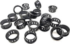 1 Inch Black Snap-in Knockout Insulating Bushing Grommets, Plastic Cable Hole by EASYEAH