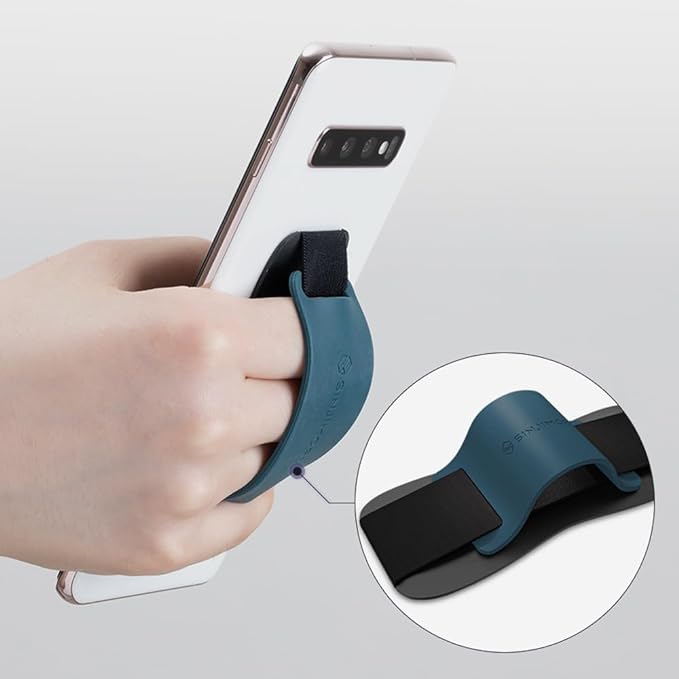 Sinjimoru Phone Grip with Silicone Band – Comfortable One-Hand Holder & - Image 6