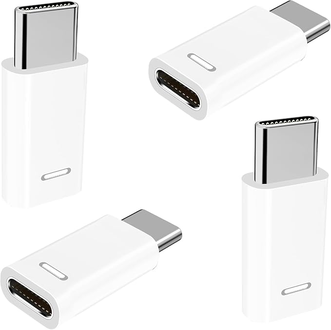 Lightning to USB-C Adapter, Stuffcool 4Pack Lightning Female to Type-C Male by Stuffcool