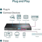 TP-Link TL-SG1218MP 16 Port Gigabit PoE Switch 16 PoE+ Ports @250W, w/ 2 Uplink - Image 5