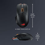 ASUS ROG Chakram X Origin Gaming Mouse, Tri-Mode connectivity, 36000 DPI Sensor - Image 8