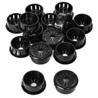 30PCS Cable Grommets, 7/8" Desk Hole Cover Petal Shaped Buckle Type Nylon Snap by EASYEAH