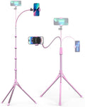 Aureday Phone Tripod, Remote and Phone Holder, Overhead & Selfie Stick by Aureday