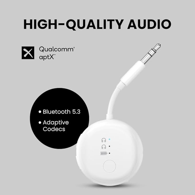 Avantree SoundJet R1 – Airplane Bluetooth Adapter - Image 3