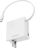 65W USB C Retractable Wall Charger by GITRYIN