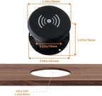 ZESHAN Desk Power Grommet Desktop Power Outlet Sofa Table Outlet - Image 4