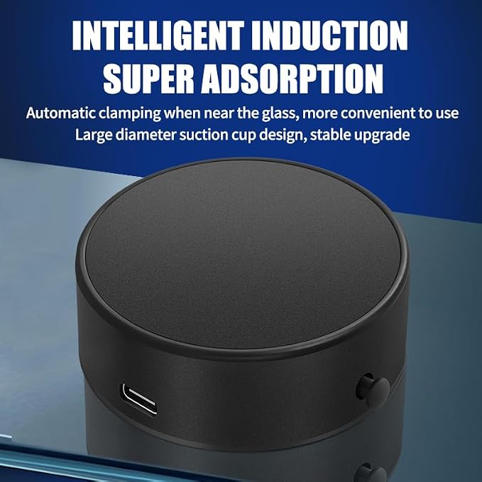 Electric Vacuum Magnetic Suction Phone Holder, 360° Rotation Suction Cup Phone - Image 6