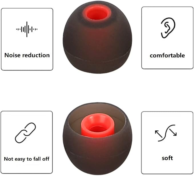Earbud Silicone Ear Tips Earbuds Replacement Ear Tips Gels Bud - Image 7