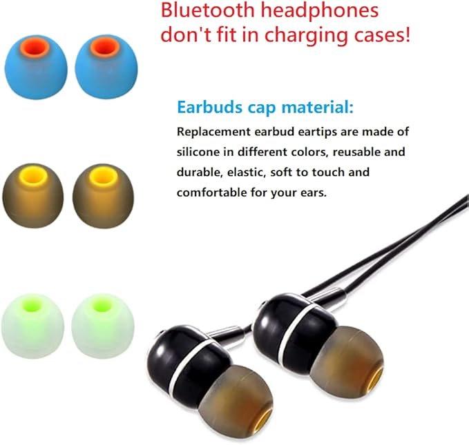 Earbud Silicone Ear Tips Earbuds Replacement Ear Tips Gels Bud - Image 5