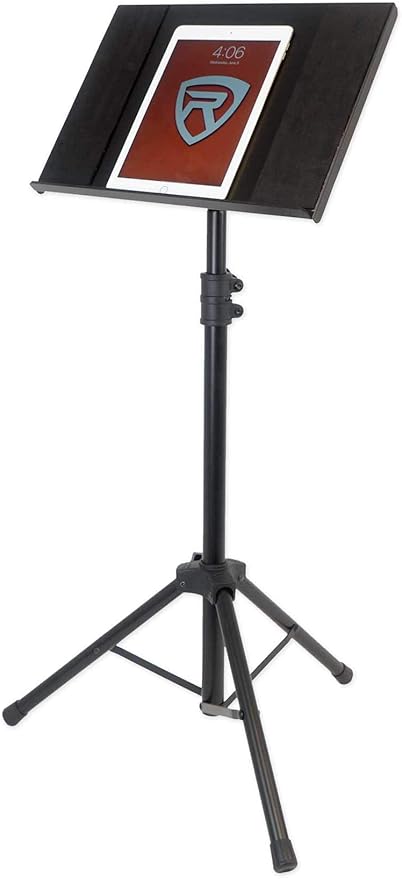 Rockville RLS68 Dual-Tray Laptop/Tablet Stand, Adjustable Height, - Image 9