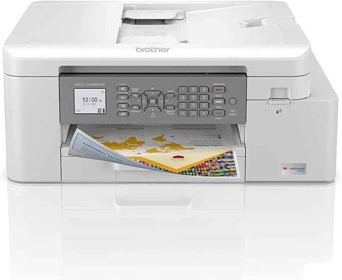 Brother MFC-J4335DW INKvestment Tank All-in-One Printer by Amazon+Renewed
