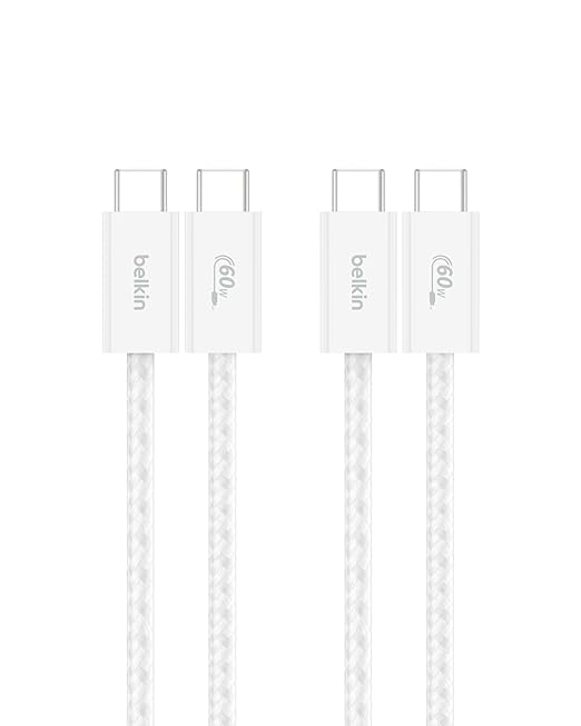 Belkin USB C to USB C Cable 2-Pack, 60W by Belkin