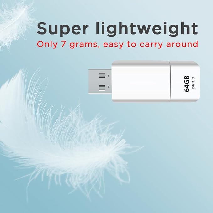 GIGASTONE 64GB Flash Drive Z60NB USB 3.2 Gen 1, Ultra Fast, Retractable Capless - Image 5