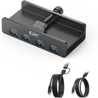 EJAY 4Ports USB3.0 Splitter Alu Clamp Desktop USB HUB by EJAY