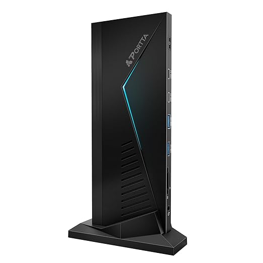PORTTA 14 in 1 Docking Station Triple Display, HDMI x3, USB x6, 100W PD by PORTTA