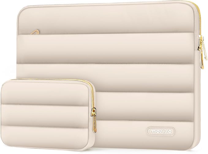 MOSISO 14 inch Laptop Case, 14 inch Puffy Laptop Sleeve Compatible by MOSISO